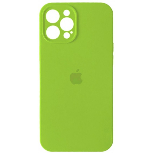 Чохол накладка xCase для iPhone 12 Pro Max Silicone Case Full Camera Party green - UkrApple