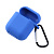 Чехол для AirPods/AirPods 2 silicone case blue с карабином - UkrApple