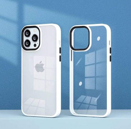 Чохол iPhone 14 Pro Max Crystal Case white - UkrApple