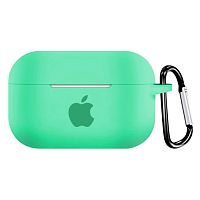 Чехол для AirPods PRO silicone case with Apple Spearmint