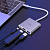 Перехідник Hub Hoco HB14 USB, HDMI, Type-C  gray: фото 8 - UkrApple