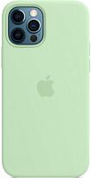 Чохол OEM Silicone Case Full with MagSafe for iPhone 12 Pro Max Pistachio
