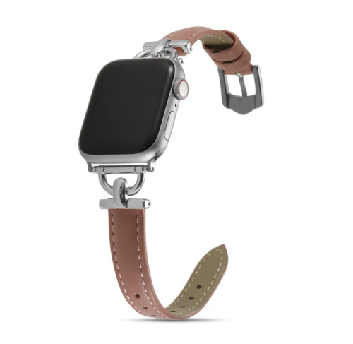 Ремінець для Apple Watch 38/40/41 mm Leather New rose - UkrApple