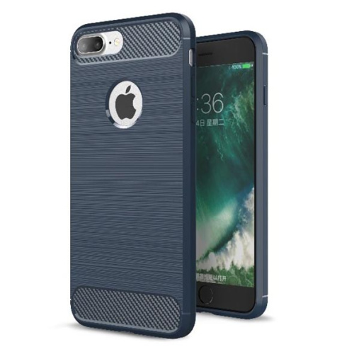 Чехол накладка xCase на iPhone 7 Plus/8 Plus Carbon Fiber темно-синий - UkrApple