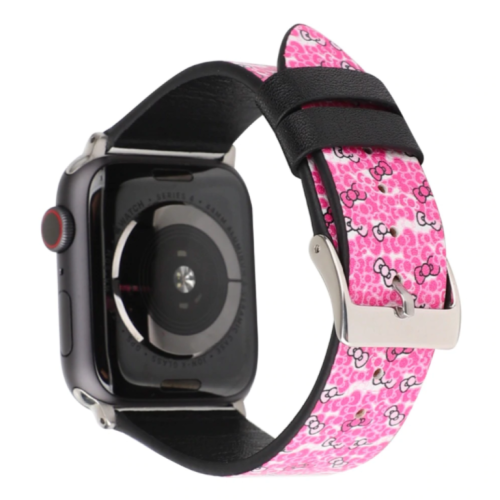 Ремінець xCase для Apple watch 38/40/41 mm Leather Classic Hello Kitty Pink: фото 3 - UkrApple