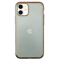 Чохол  накладка xCase для iPhone 11 Soft Clear Matte case Gold