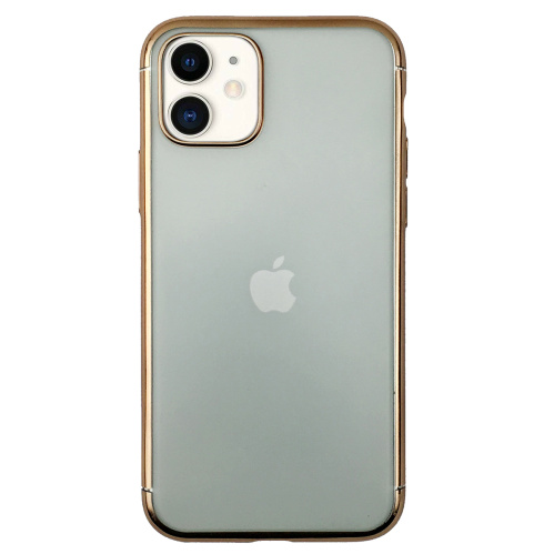 Чохол  накладка xCase для iPhone 11 Soft Clear Matte case Gold - UkrApple