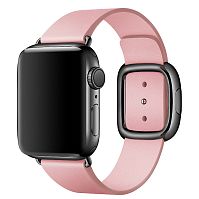 Ремінець xCase для Apple watch 42/44/45/49 mm Modern Buckle Leather pink