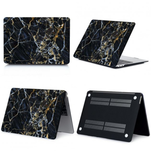 Чохол накладка DDC для MacBook Pro 13.3" M1 M2 (2016-2020/2022) picture marble black: фото 2 - UkrApple