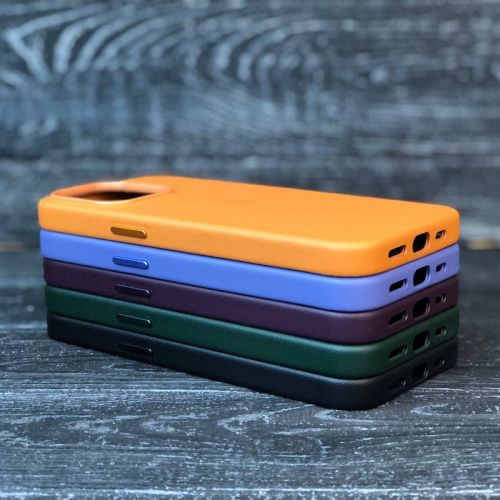 Чохол для iPhone 13 Pro Leather Case with MagSafe Wisteria: фото 14 - UkrApple