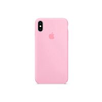 Чехол накладка xCase для iPhone X/XS Silicone Case Full розовый