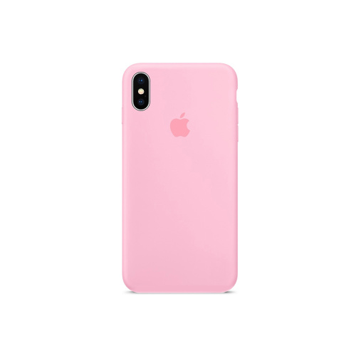 Чехол накладка xCase для iPhone X/XS Silicone Case Full розовый - UkrApple