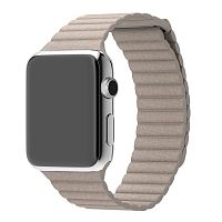Ремінець xCase для Apple watch 42/44/45/49 mm Leather Loop Stone