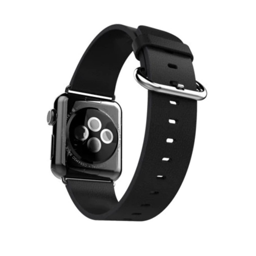 Ремінець xCase для Apple watch 38/40/41 mm Classic Buckle Leather Black - UkrApple
