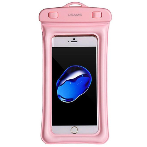Чехол водонепроницаемый Usams для телефона до 6.0 pink YD007 - UkrApple