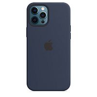 Чохол накладка xCase для iPhone 12 Mini Silicone Case Full Midnight Blue