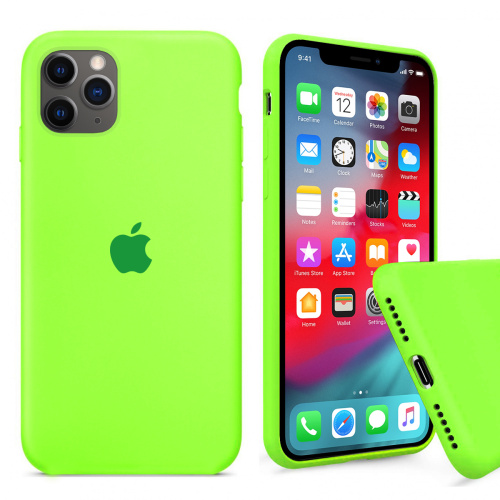Чохол накладка xCase для iPhone 11 Pro Max Silicone Case Full Juicy Green - UkrApple