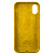 Чехол накладка для iPhone XR Alcantara Full yellow: фото 2 - UkrApple