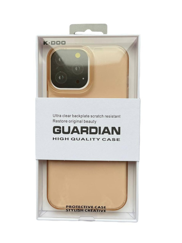 Чохол для iPhone 13 Pro K-DOO Guardian case Gold: фото 2 - UkrApple