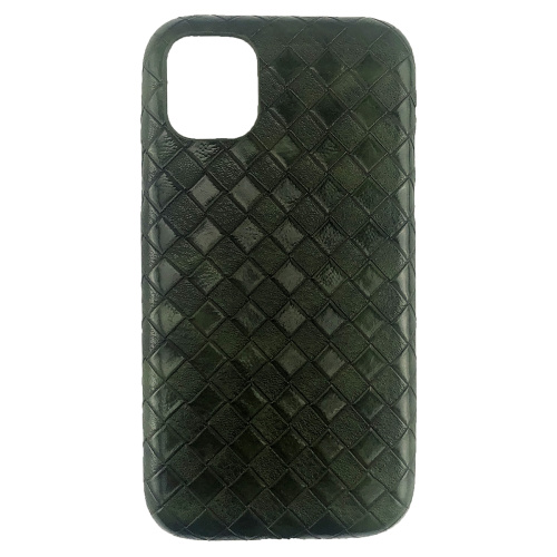 Чохол накладка xCase для iPhone 11 Bottega Leather Case green - UkrApple