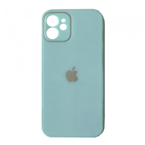 Чохол для iPhone 12 Mini Glass Pastel Full Camera Sky blue - UkrApple