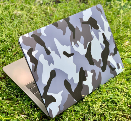 Чохол накладка DDC для MacBook Air 13.3" (2018/2019/2020) picture military gray: фото 3 - UkrApple