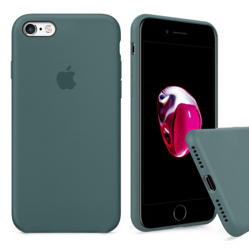 Чехол накладка xCase для iPhone 6/6s Silicone Case Full pine green - UkrApple