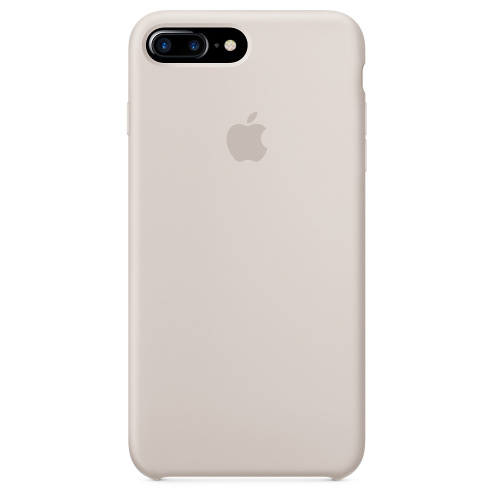 Чехол накладка xCase на iPhone 7 Plus/8 Plus Silicone Case светло-серый - UkrApple