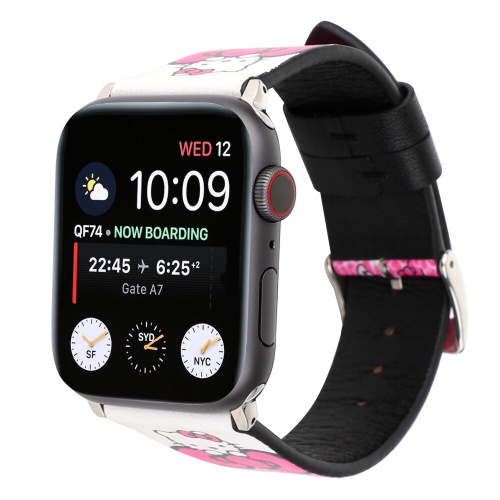 Ремінець xCase для Apple watch 42/44/45/49 mm Leather Classic Hello Kitty Pink: фото 2 - UkrApple