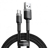 USB кабель Type-C Baseus Cafule 2A 2M black gray
