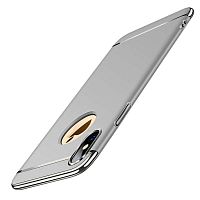 Чехол накладка xCase для iPhone XS Max Shiny Case silver