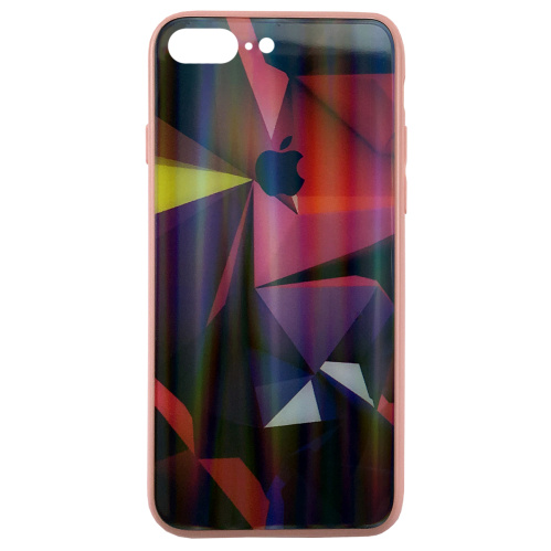 Чехол накладка xCase на iPhone 7 Plus/8 Plus Polaris Smoke Case Logo pink - UkrApple