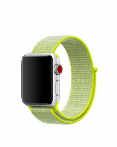 Ремінець xCase для Apple Watch 38/40/41 mm Nylon Sport Loop Lime Green - UkrApple
