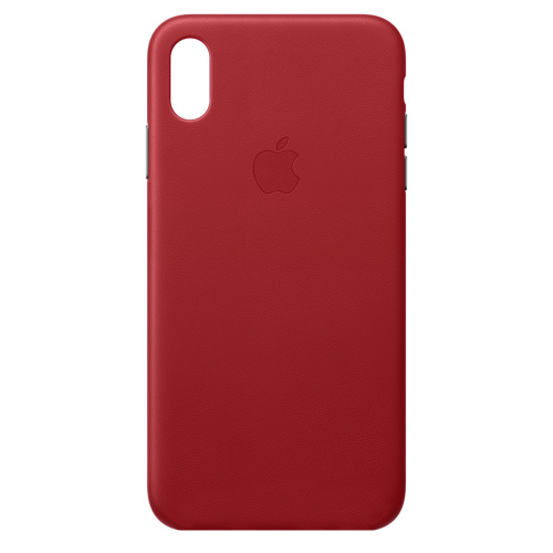 Чехол накладка xCase для iPhone XS Max Full Leather Case red - UkrApple