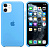 Чохол накладка xCase для iPhone 11 Silicone Case блакитний: фото 2 - UkrApple