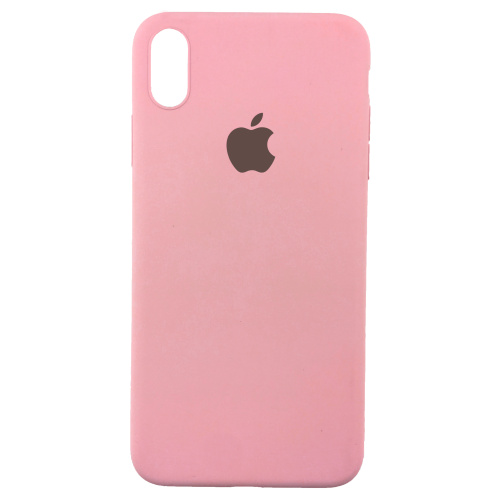 Чехол накладка xCase для iPhone X/XS Silicone Slim Case pink - UkrApple