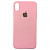 Чехол накладка xCase для iPhone X/XS Silicone Slim Case pink - UkrApple