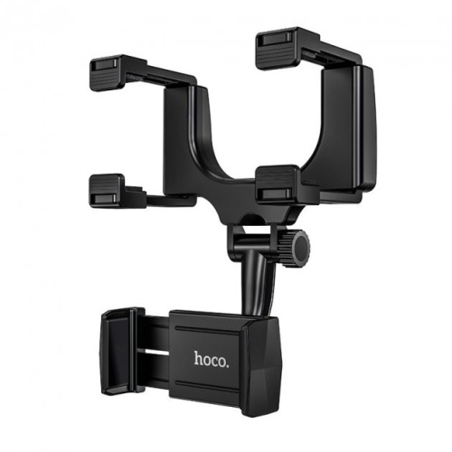 Автомобільний тримач Hoco CA70 Rearview mirror black: фото 3 - UkrApple