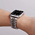 Ремінець для Apple Watch 38/40/41 mm Metall New 5-bead silver: фото 6 - UkrApple