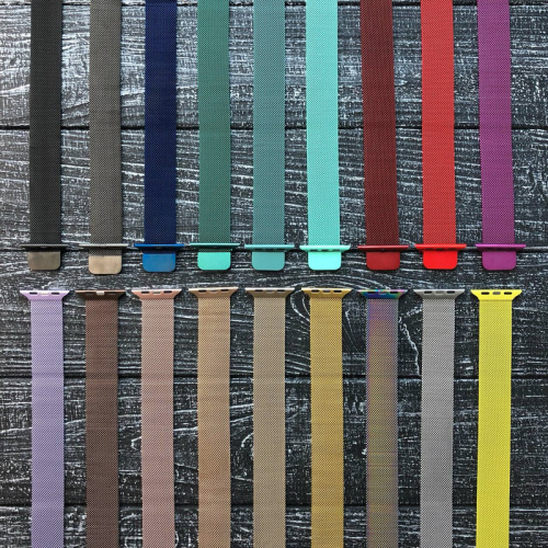 Ремінець xCase для Apple watch 38/40/41 mm Milanese Loop Metal Lime: фото 12 - UkrApple