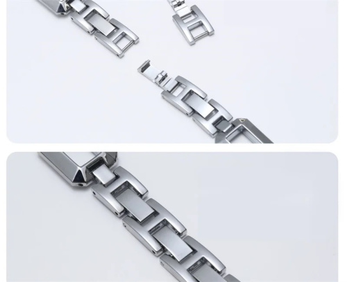 Ремінець для Apple Watch 42/44/45/49 mm Fashion coarse weaving silver: фото 10 - UkrApple