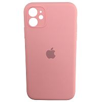 Чохол накладка xCase для iPhone 11 Silicone Case Full Camera Light Pink