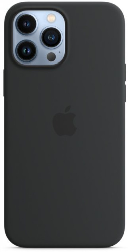Чохол OEM Silicone Case Full with MagSafe for iPhone 13 Pro Max Midnight: фото 4 - UkrApple
