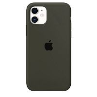 Чохол накладка xCase для iPhone 11 Silicone Case Full Dark Olive