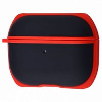 Чехол для AirPods PRO Wiwu silicone case black red