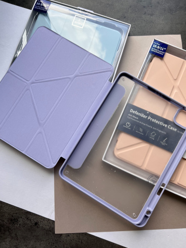 Чохол Wiwu Smart Case JD-103 iPad 7/8/9 10.2" (2019-2021)/ Pro 10.5"/ Air 3 10.5"(2019) light purple: фото 6 - UkrApple