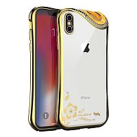 Чехол накладка xCase на iPhone 7/8/SE 2020 Glamour Gold
