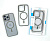 Чохол iPhone 15 Pro Max Crystal Case with MagSafe  gray : фото 2 - UkrApple