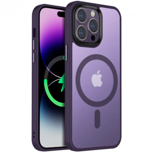 Чохол iPhone 14 Pro Guard New matte with MagSafe purple - UkrApple