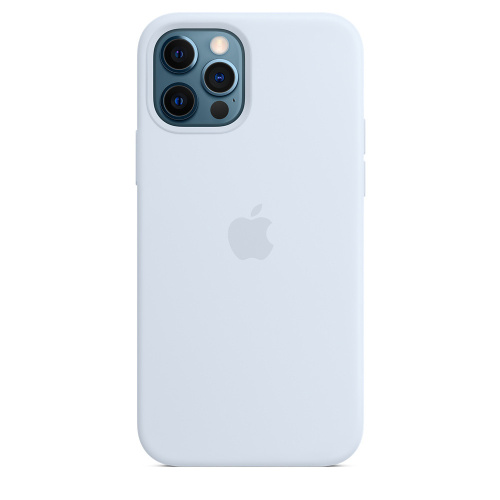 Чохол OEM Silicone Case Full with MagSafe for iPhone 12 Pro Max Cloud Blue - UkrApple